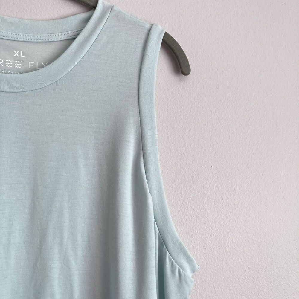Free Fly Womens Tank Top Size XL Mint Green Super Soft Classic Casual Athleisure - Picture 4 of 8